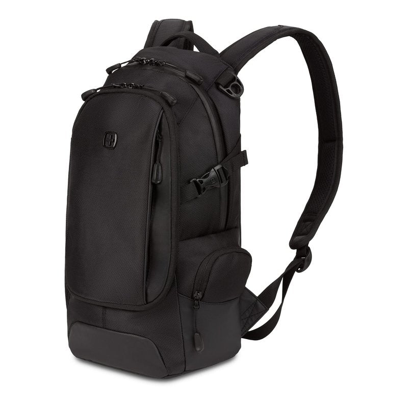 SwissGear 3598 Backpack Narrow Daypack, Black Ballistic, 18-Inch