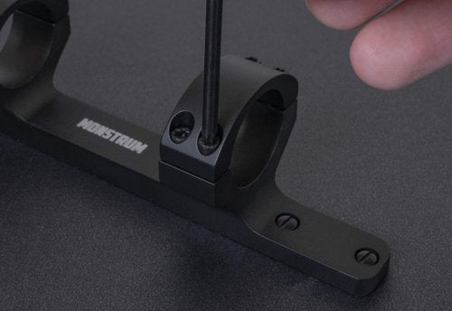 Monstrum Dual Ring Scope Mount for Savage Arms Axis/Edge Rifles | Includes Both #6 and #8 Screws for Compatibility Across All Generation Savage Axis Models | 1 Inch Diameter
