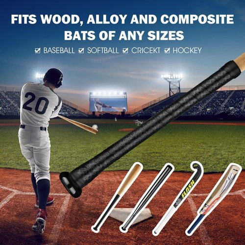 Gonex Baseball Bat Grip Tape - Pro Feel Full Adhesive - 1.1mm Thickness, 40.16'' Length (1 Pack/2 Packs)