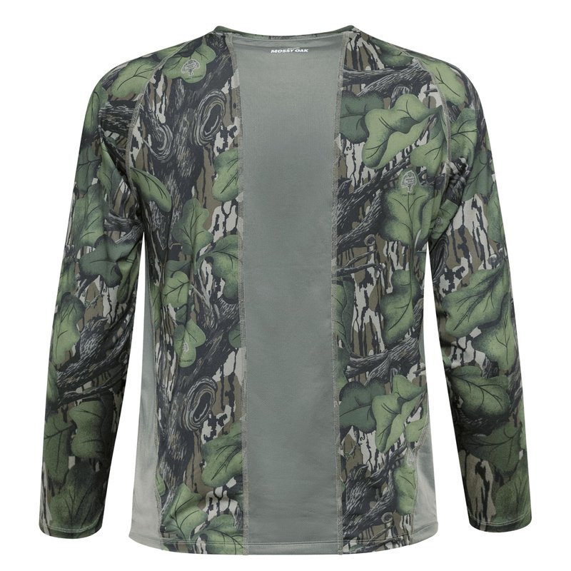Mossy Oak Men's Standard Lightweight Camo Shirts Hunting, Full Foliage, X-Large