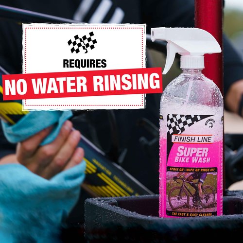 Finish Line Super Bike Wash – Professional Biodegradable Bicycle Cleaner with Advanced Cleaning Agents and Rust Inhibitors – Safe on All Components – Shop Size – 1 Gallon