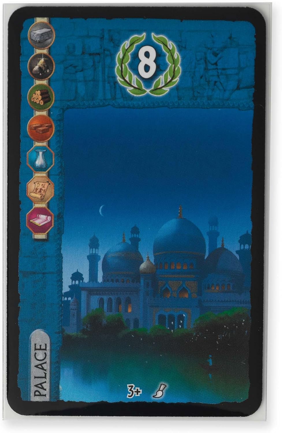 Vault X Extra Large Board Game Sleeves - Premium Clear Protection for 7 Wonders | 67 x 102mm (80 Pack)