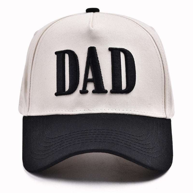 Bofemgt Mom and Dad Hats - 3D Embroidered Adjustable Cotton Baseball Caps Gift for Couples New Parents Black