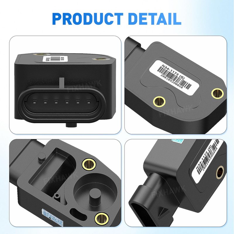 FIXHAWK N34-1173(G) Golf Cart Throttle Sensor Kit Fit for Club Car Precedent,Tempo, Onward 2010-Up Gas Golf Cart with 2nd Gen Accelerator Pedal Assembly