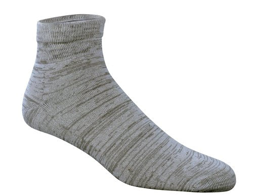 Yomandamor Mens Coolmax Ankle Wide Stretched Diabetic Socks with Seamless Toe,5 Pairs