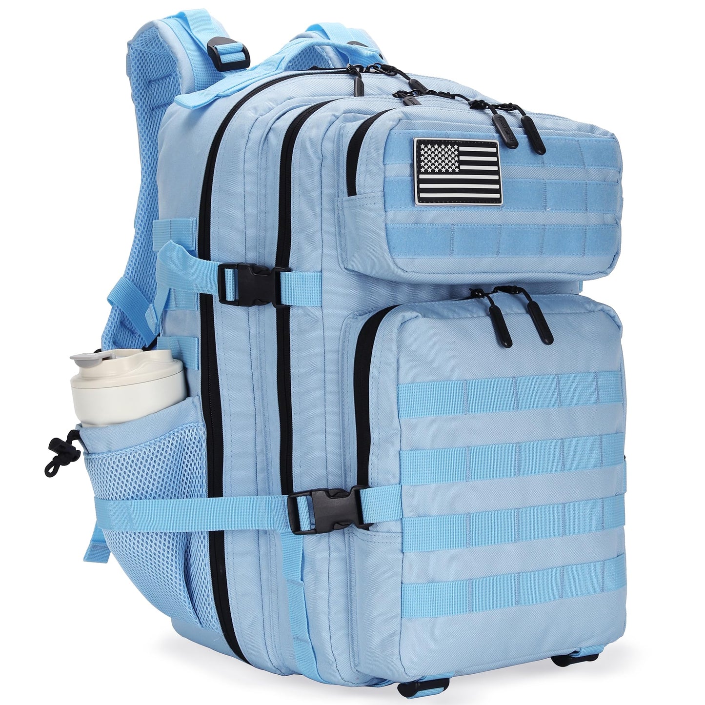 KXBUNQD Military 45L Tactical Assault Backpack 3 day assault pack with Molle Waterproof backpack Rucksack for Tactical Backpacks