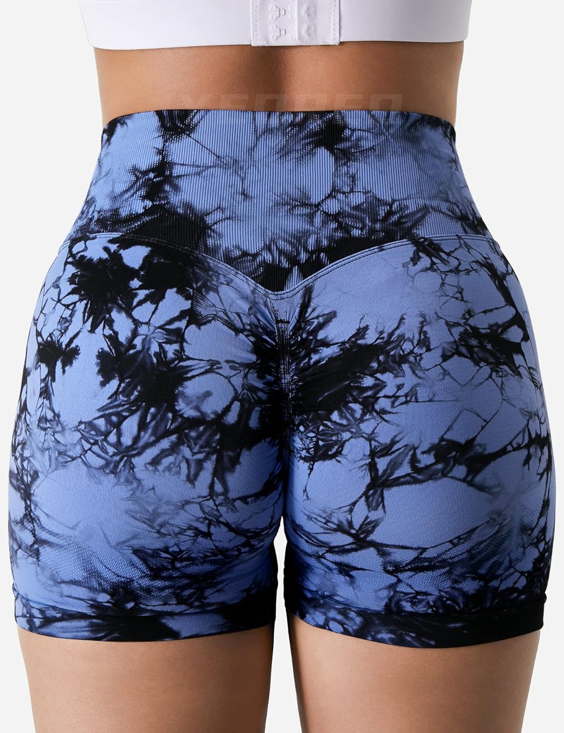 YEOREO Women's Workout Shorts - 3.6" Seamless High-Waisted Scrunch Design for Gym & Yoga