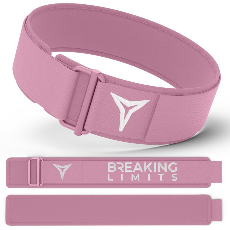 Breaking Limits Pink Lifting Belt - Weight Lifting Belt Women - Squat Belt for Gym, Weightlifting, Powerlifting, Deadlifts - Cinturones para Hombre Gym - Woman Lifting Belts (Small)