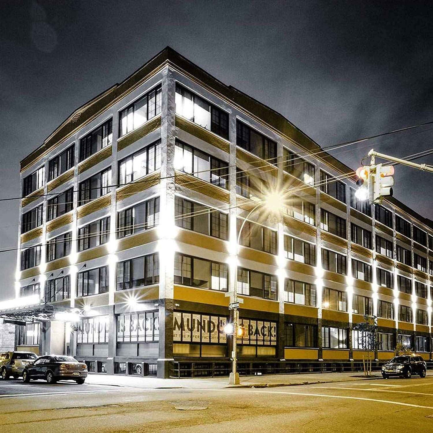 LED Shoebox Retrofit Kit - Power Selectable 75W/95W/115W LED Shoebox Light Bulb, Rotatable Outdoor Street Lighting, 5000K E39 Mogul Security Lights, Parking Light, UL, DLC (115)