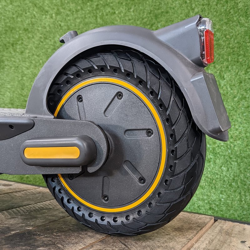 MOOVMOOV Solid Tire 10x2.5 for Ninebot G30 Max E-Scooter - Replaces Tubeless Tire 60/70-6.5 - Solid 10 inch Anti-Puncture Tire - Video Tutorial Included