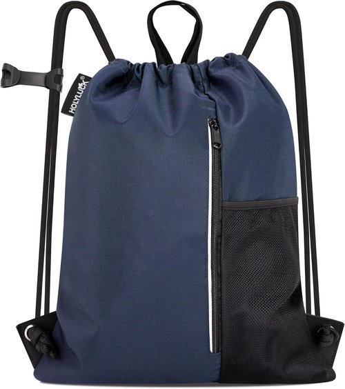 HOLYLUCK Drawstring Backpack - Versatile Gym Bag for Men & Women | Ideal for Beach & Sports