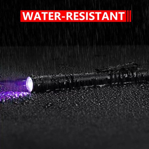 XINFEIBEI UV Black Light Flashlight, Single Mode 395nm Pocket Pen Light Flashlight for Leak, Pet Urine, Scorpion, 5-Pack