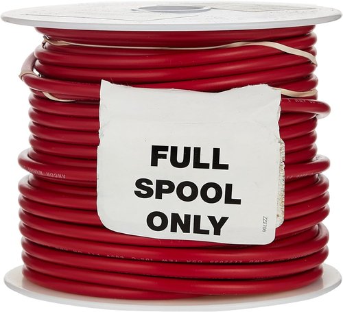 Ancor 102810 Tinned Copper Wire - 16 AWG (1mm²), Durable Red, 100ft Length for Reliable Connections