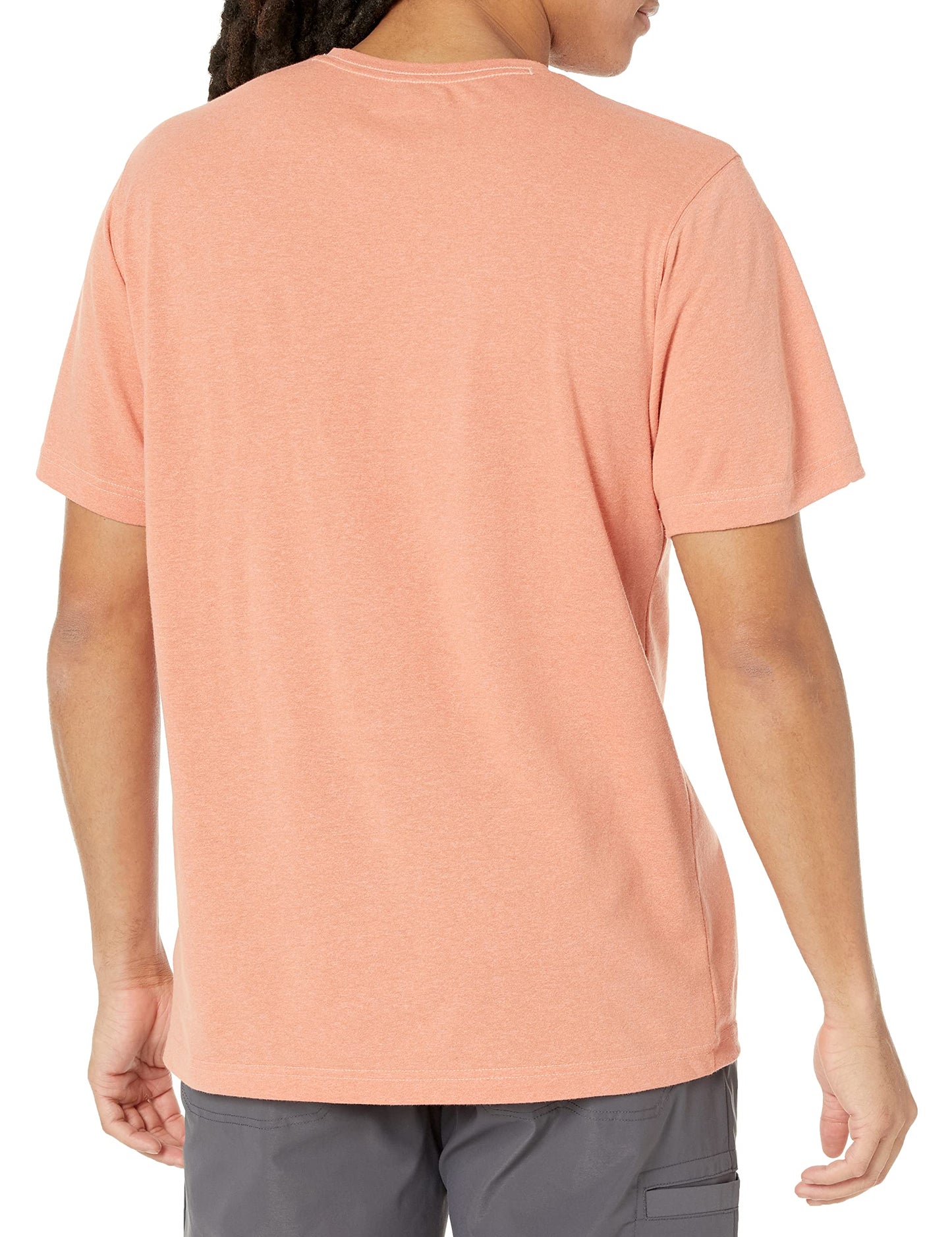 Columbia Men's Thistletown Hills Short Sleeve, Summer Peach Heather, Small