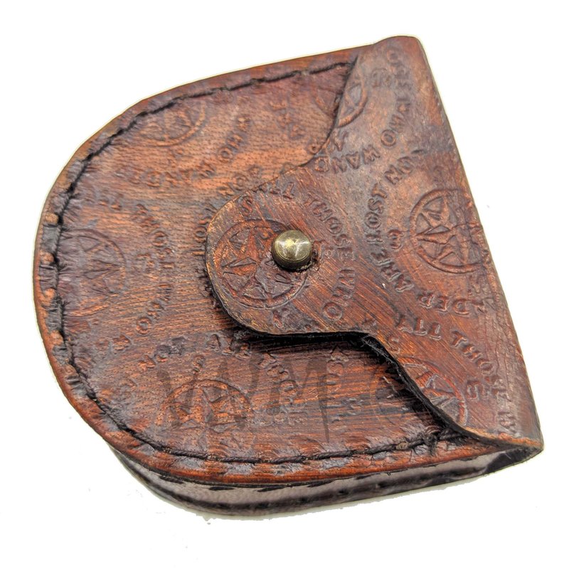Brass Engraved Compass Gift to My Son/Nautical Gift for Son from Dad/Gift to Son from Mom A Perfect and Unique Gift with Leather Case
