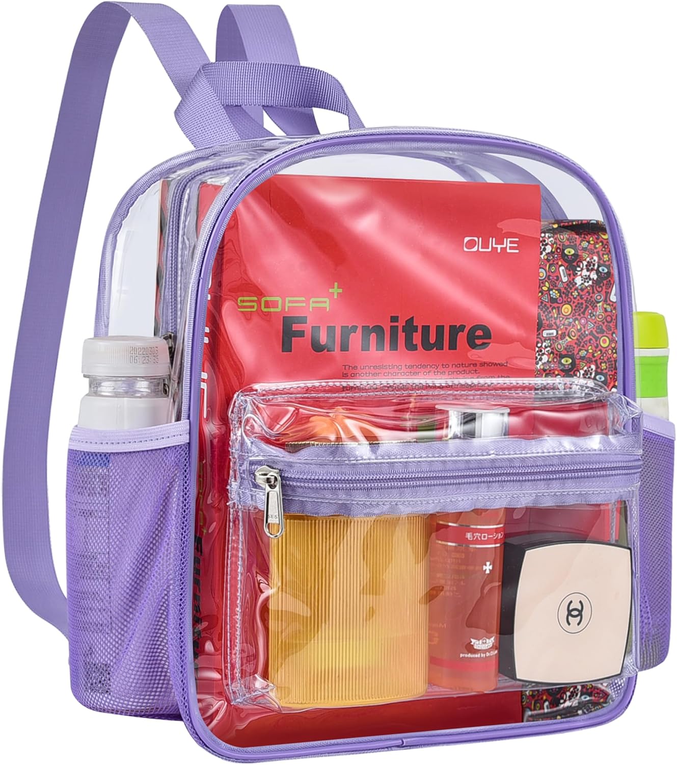 MAYTREE Clear Stadium Bag - Perfect for Concerts, Festivals & Sports Events | Durable & Spacious