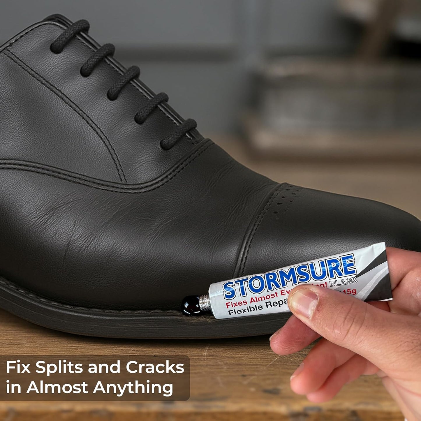 Stormsure Flexible Repair Adhesive - Strong Bonding Solution | 15g Black Size