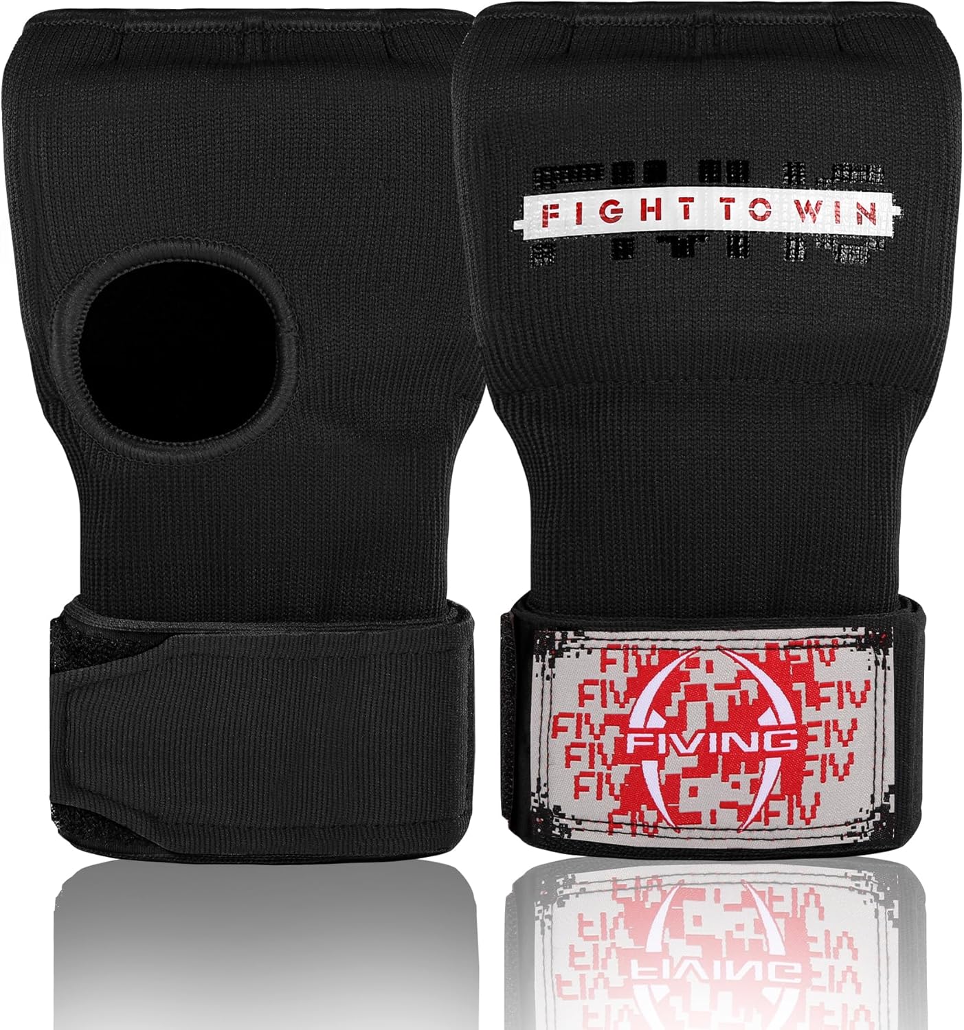 Skiennix Gel Padded Inner Gloves - Quick Elastic Hand Wraps for Boxing & MMA | Unisex Knuckle Wrist Protection