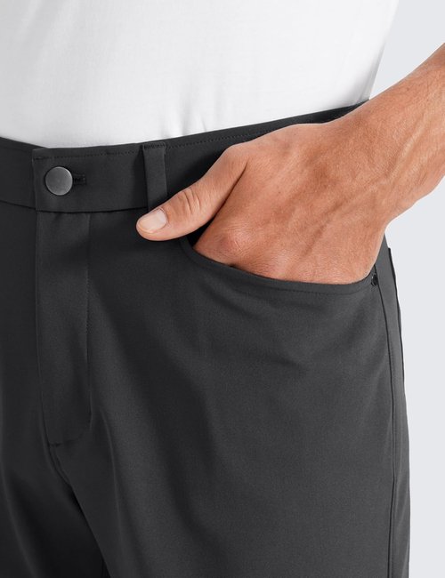 CRZ YOGA Men's Golf Pants - All Day Comfy 5-Pocket Design | Quick Dry, Lightweight Stretch Trousers (28"/30"/32"/34")