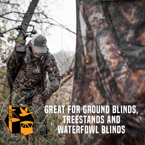 Allen Company Die-Cut Camo Material, 9.8’ x 58,” Olive/Realtree Edge