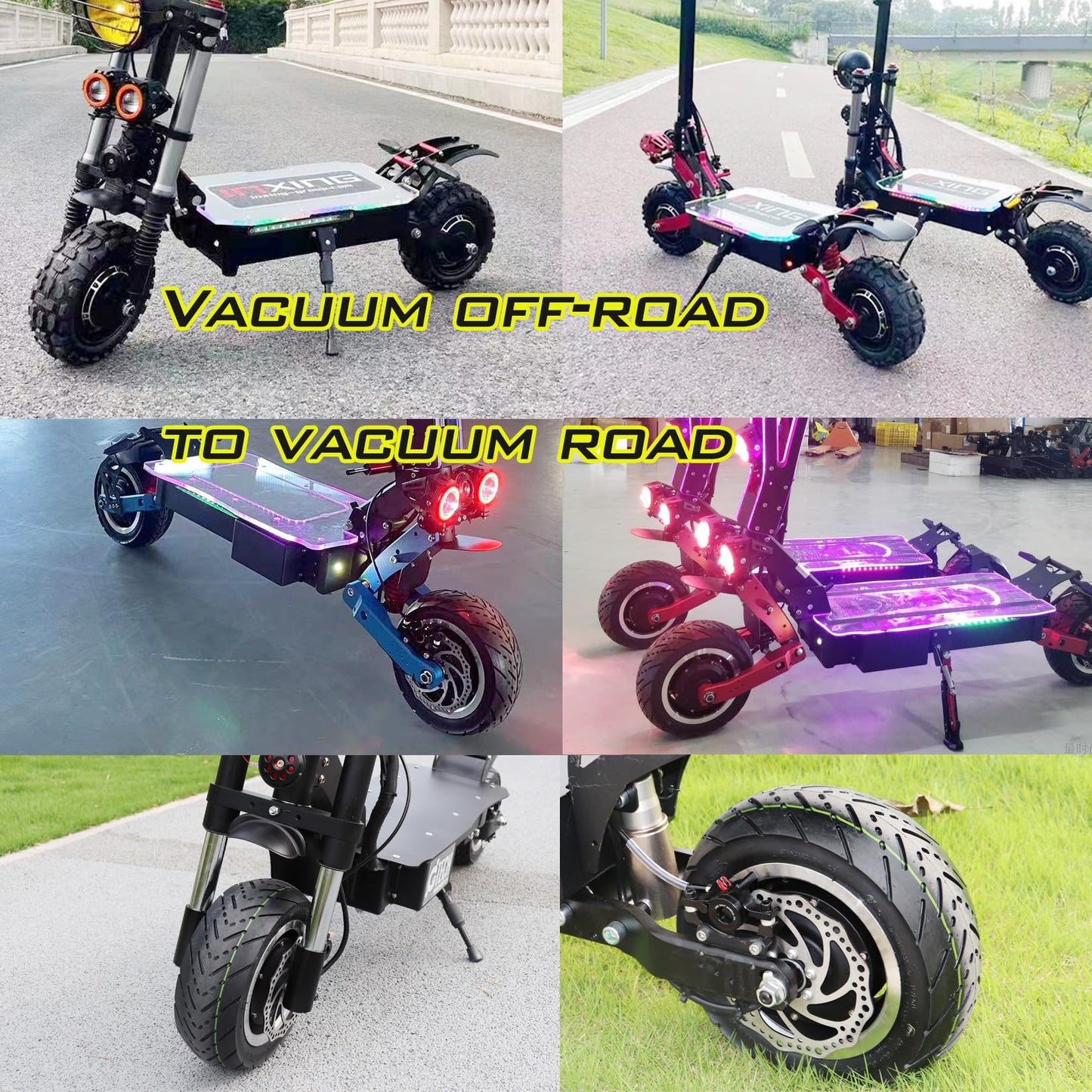 inxing Scooter Tires 90/65-6.5 Vacuum Scooter Tires 11 Inch Scooter Tire,Repairable for Dualtron Zero 11X Kaabo Scooter,Compatible Motorcycle 100/65-6.5 Tubeless Tyre