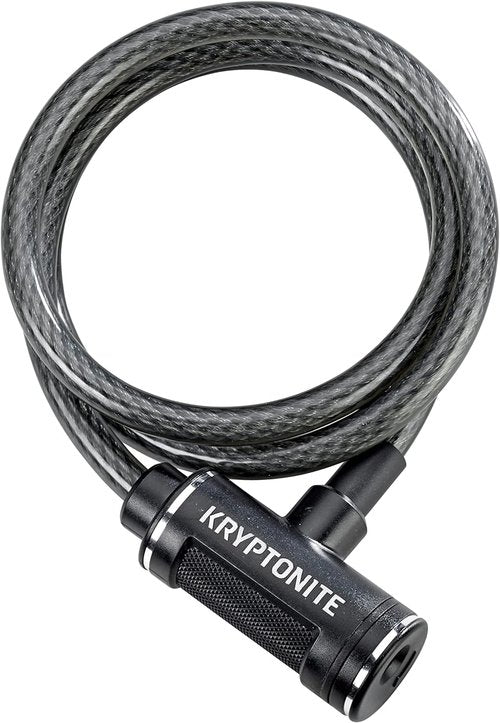 Kryptonite Bike Lock Cable - 6ft Braided Steel Anti-Theft Security Lock for Bicycles & Outdoor Gear