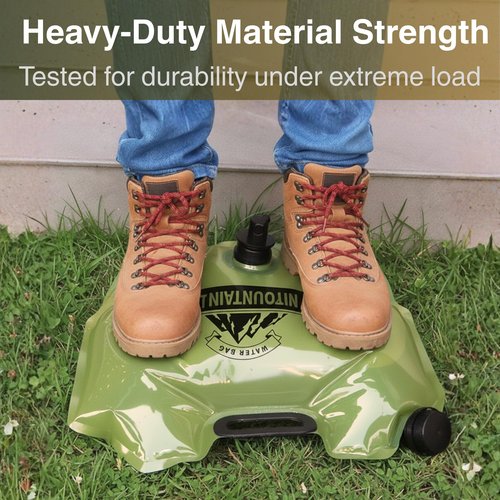 Camping Water Container 2 Gallon Collapsible Water Jug with Spout - Reusable BPA Free Plastic Flasks, Foldable Empty Gallon Jug for Water Storage, Water Bag for Outdoor Hiking Emergency Prep (2 Pack)