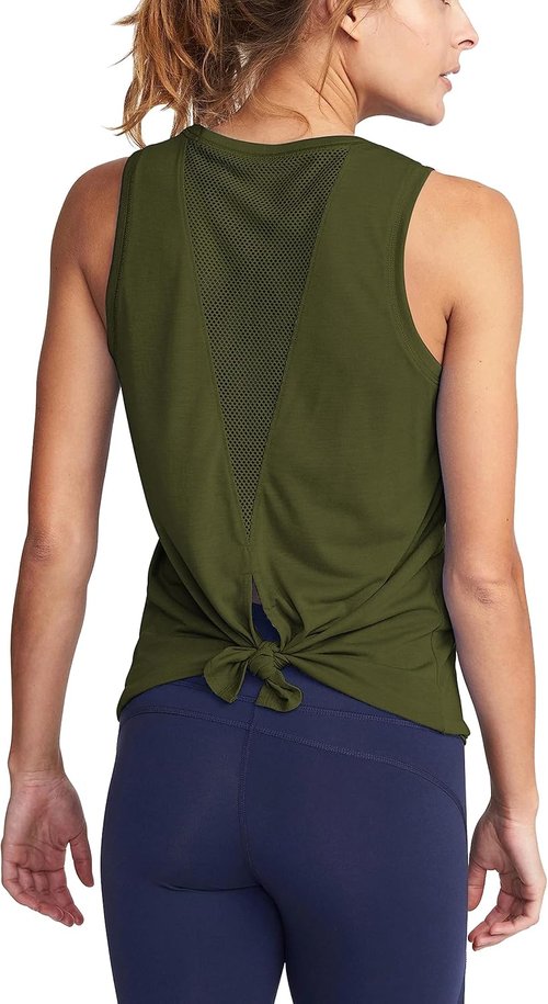 Bestisun Women's Athletic Workout Shirts - Breathable Mesh Sports & Dance Tops for Yoga