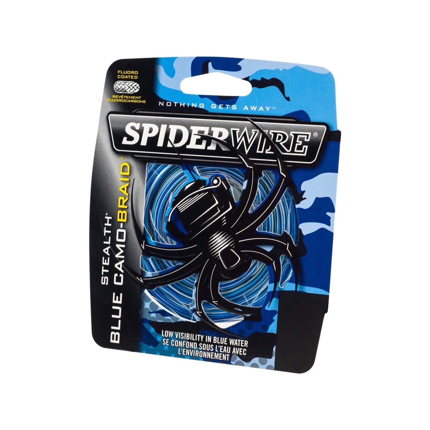SpiderWire Stealth® Translucent Superline, Translucent, 100-Pound Break Strength, 3000yd Braided Fishing Line, Suitable for Saltwater Environments