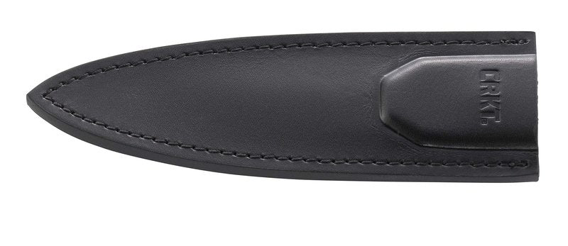 CRKT Shrill Fixed Blade Knife with Sheath: Stainless Steel Plain Edge Blade, Micarta Handle, 2075