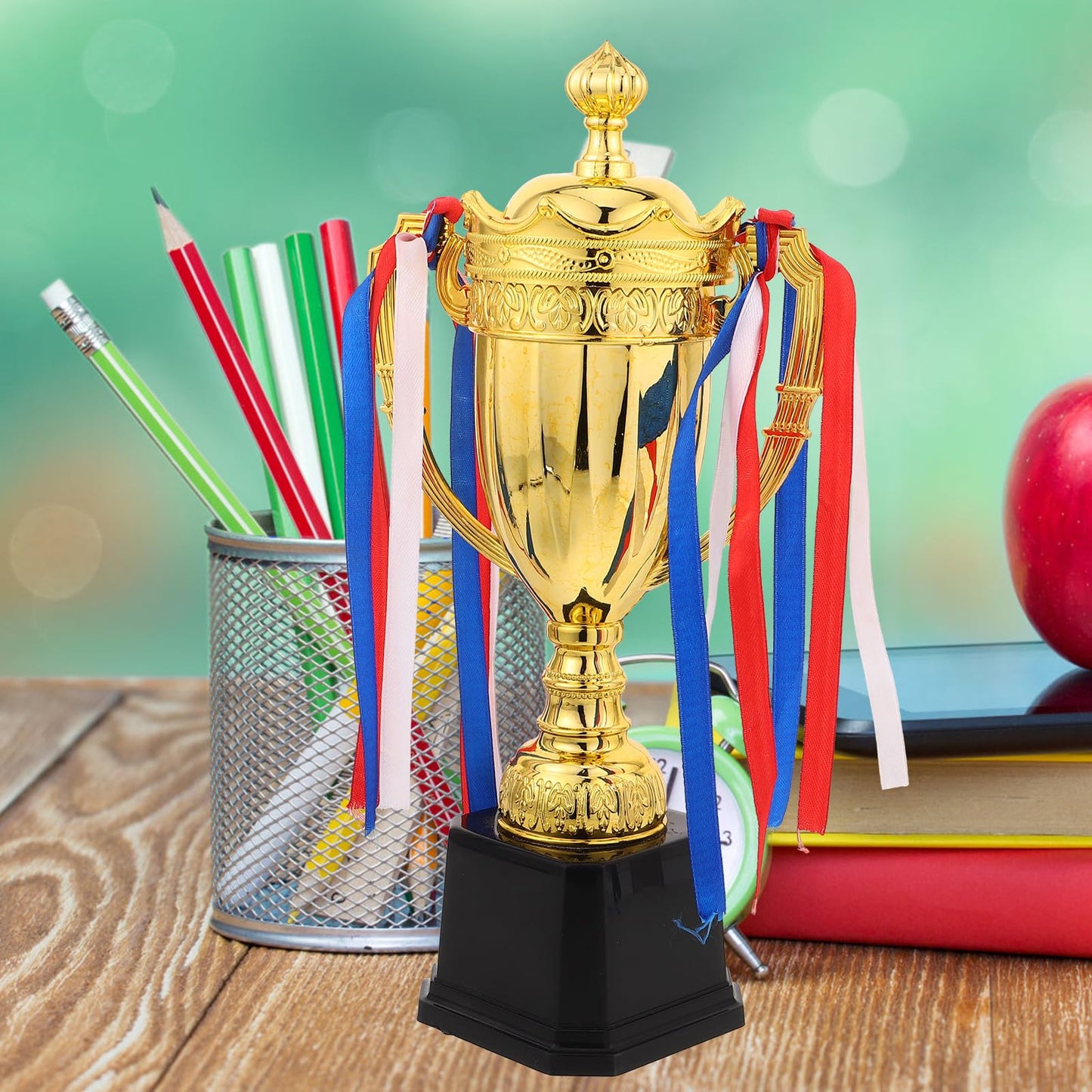 NUOBESTY Gold Sports Trophy Cup 12.59In Award Trophy for Basketball Soccer and Football Competitions Championship for Winners Ceremonies Parties and Team Celebrations