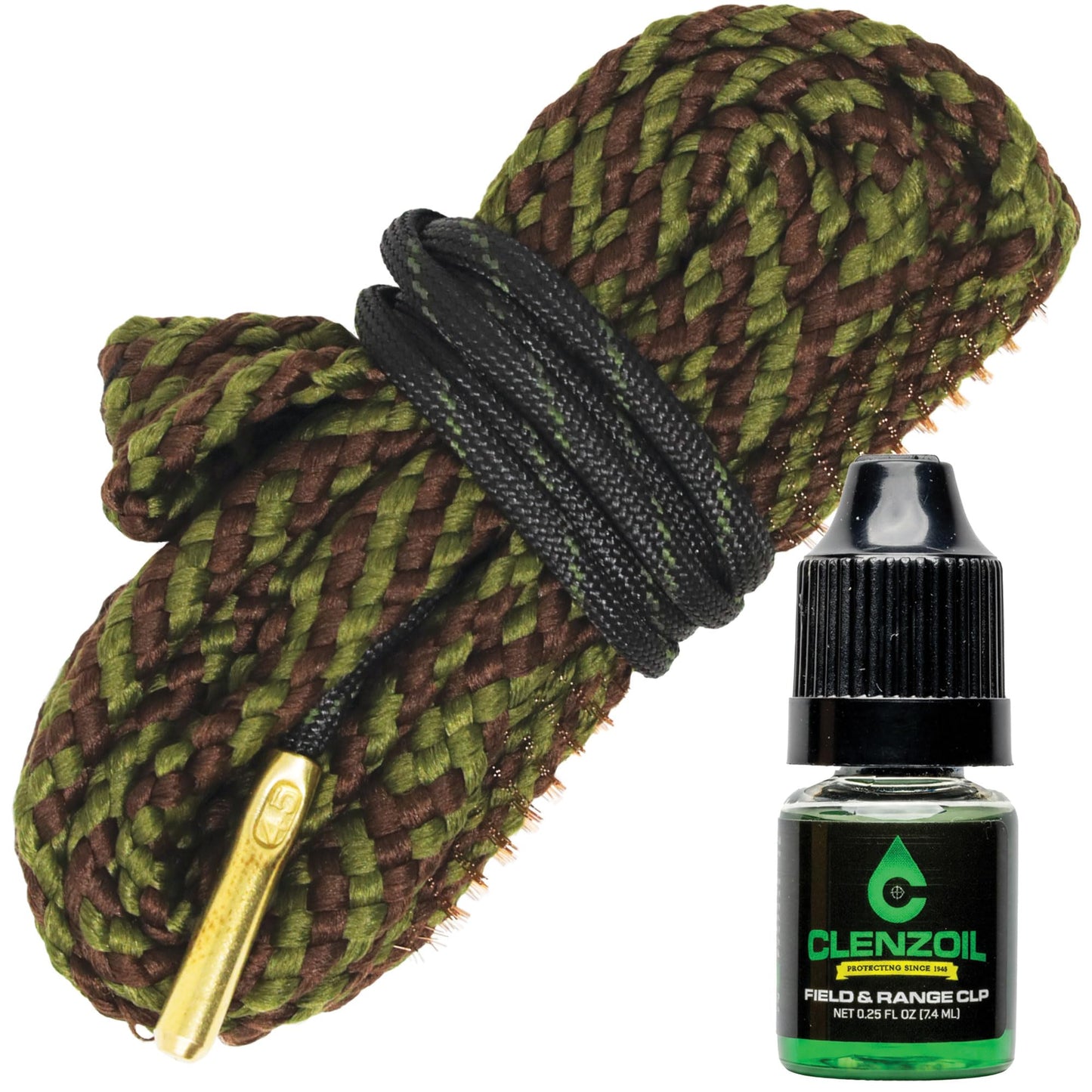 .45 Caliber Bore Cleaner - Pistol Rope for .44 Mag & .45 ACP, Includes CLP
