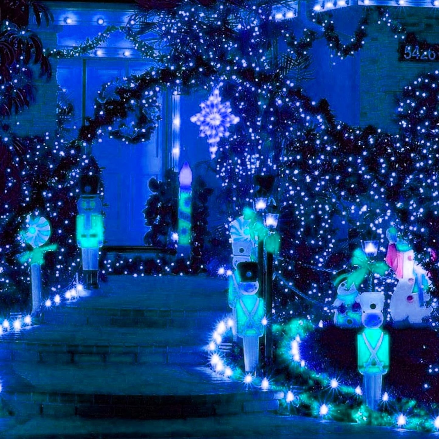 1000 LED Halloween String Lights 328FT - Waterproof Outdoor & Indoor Decor with Remote, 8 Modes - Purple & Orange for Parties & Yard