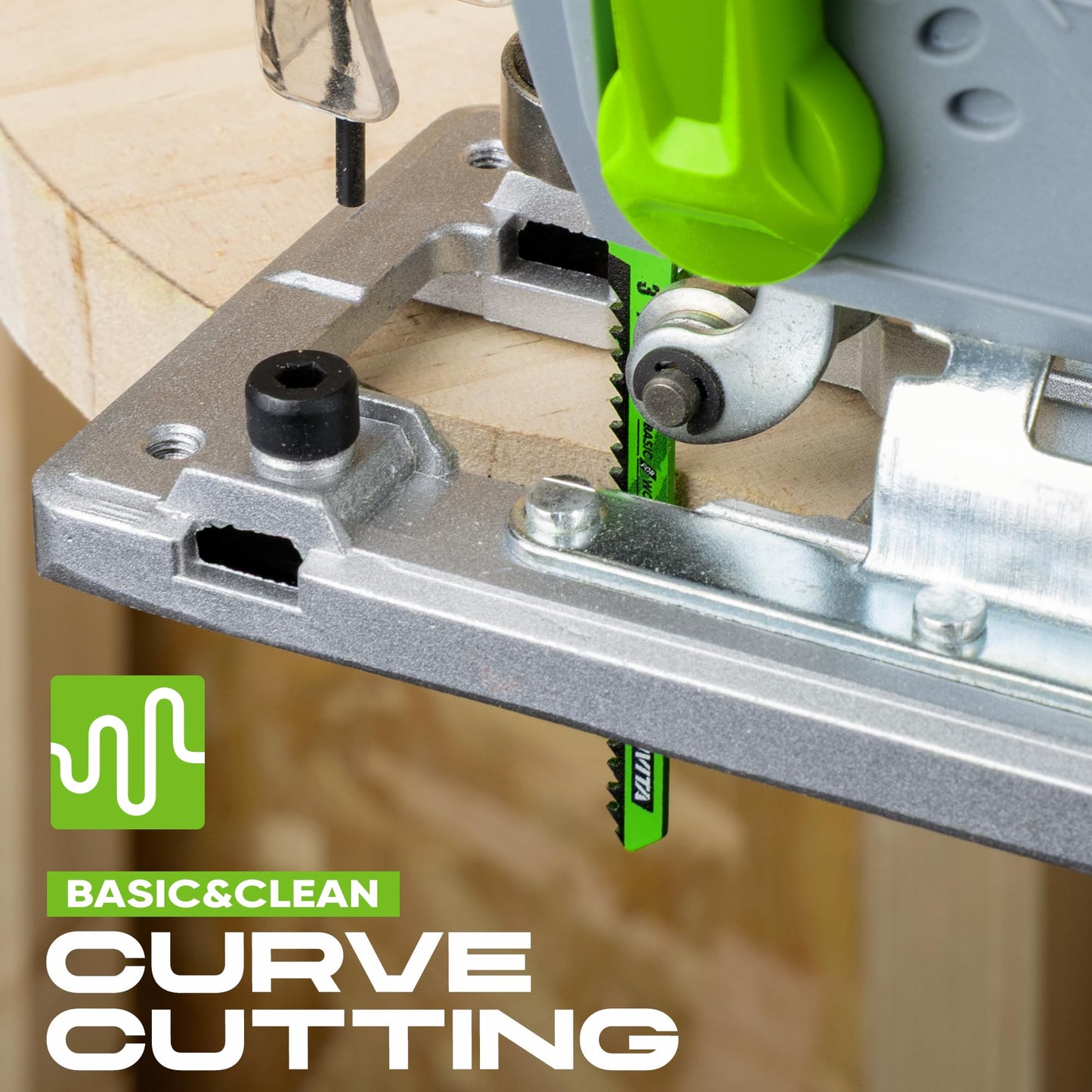 EZUVITA 50-Piece Jigsaw Blades Set with Storage Case–CR-V&HSS Steel, Assorted T-Shank Replacement Jig Saw Blades for Cutting Wood, Plastic and Metal