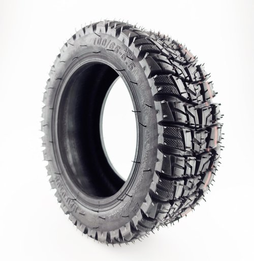 ZAITUO 100/65-6.5 11" Rubber Explosion-proof Tubeless Tire Replacement for Electric Kick Scooter Electric Scooter Vacuum Tyre Wheel Parts (Ax1)