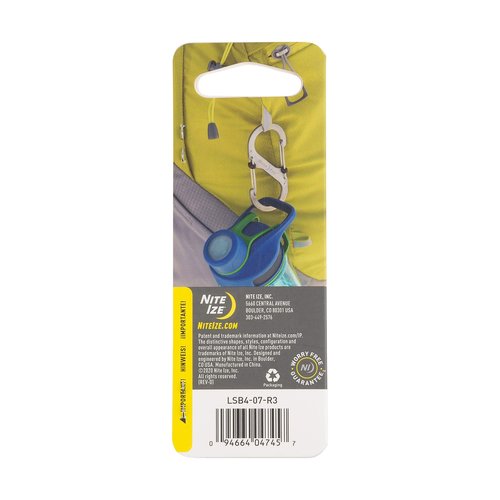 Nite IZE S-Biner SlideLock Stainless Steel, Size #4, Spectrum