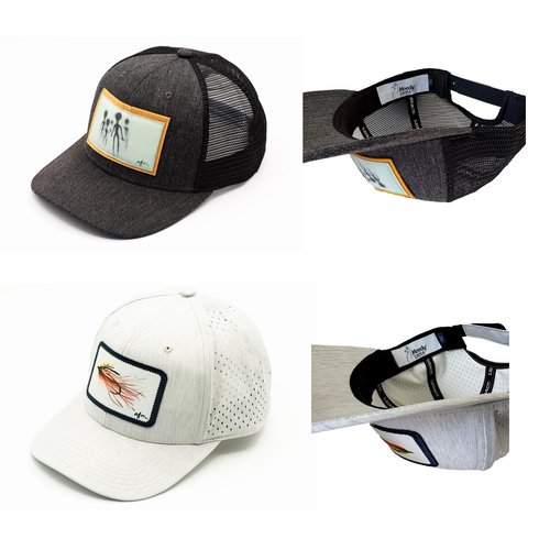 Moody Llama Trucker Hat for Men and Women – 5-Panel Mesh Outdoor Cap with Curved Brim, Roadie Design, Heathered Cotton Polyester, with Adjustable Snap Closure Cap