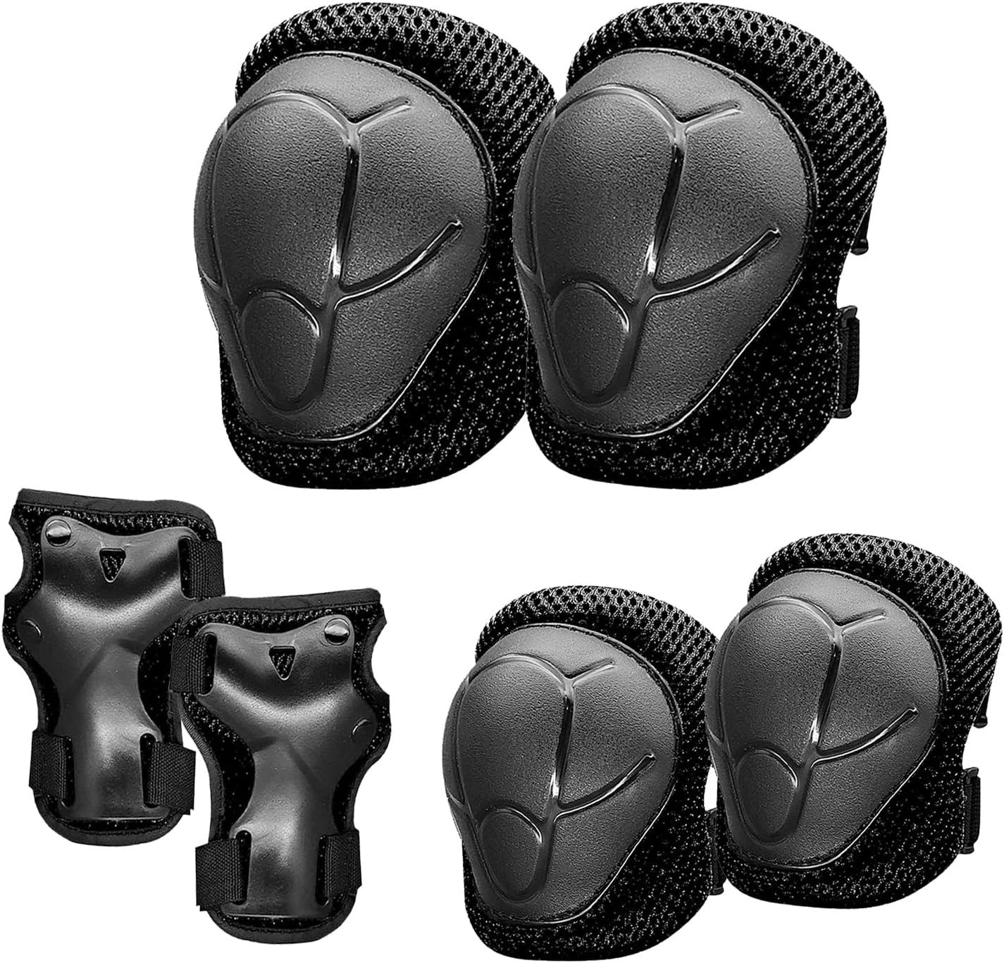 Skiennix Knee Pads Set for Kids | Protective Gear for Ages 3-10 with Elbow Pads & Wrist Guards