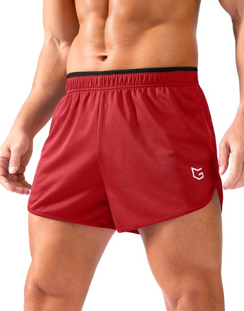 G Gradual Men's Running Shorts - 3.5 Inch Lightweight Breathable Gym Shorts with Brief Liner