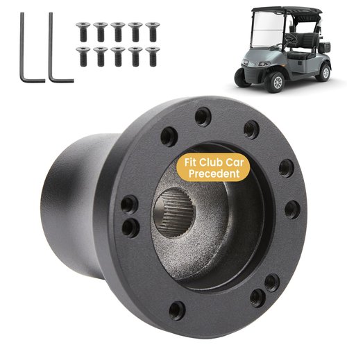 fensong Golf Cart Steering Wheel Adapter,Golf Cart Accessories EZGO TXT and RXV Steering Wheel Adapter, Ezgo Golf Cart Accessories