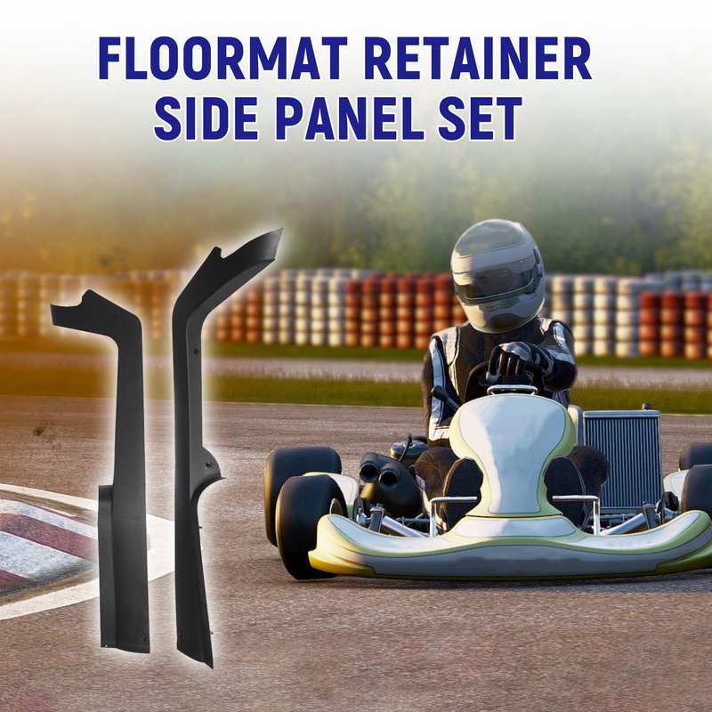 SEBLAFF Floormat Retainer Side Panel Set Replacement for Club Car Precedent Onward 04-15 Golf Cart 105314001 105314101