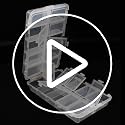 Premium Fishing Tackle Box with 20 Compartments - Adjustable Organizer