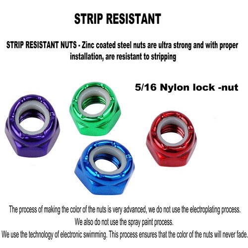 8 Pieces Skateboard Truck Color Nuts and 16 Pieces Skateboard Truck Axle Washers and 8pcs Precision Spacers for Longboards and Skateboard Hardware Kit (Purple Nuts)
