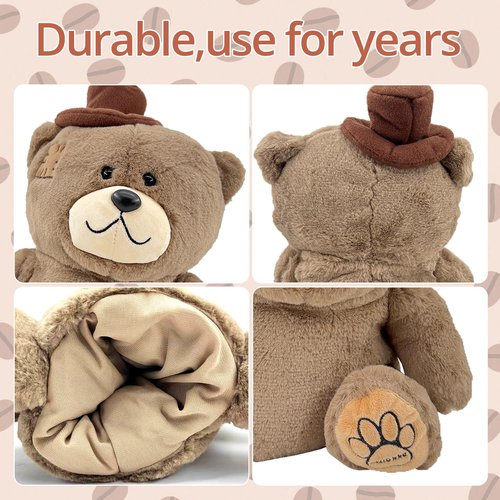 Bear Golf Driver Headcover - Funny Animal Plush Golf Club Cover, Premium Protection, for Men & Women Golfers