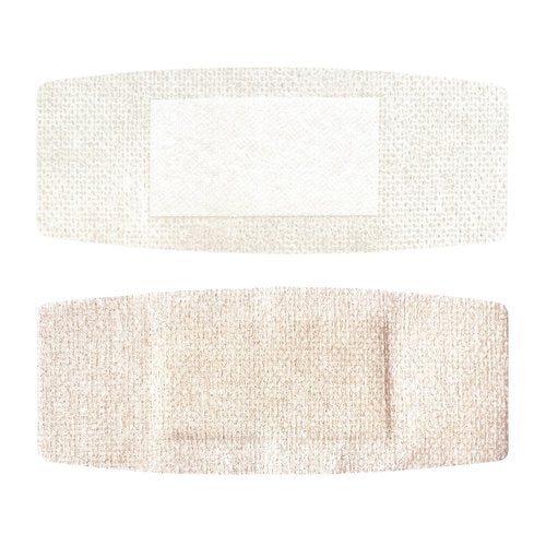 CareUs Silicone Adhesive Bandages Large Sizes for Sensitive Fragile Skin Flexible Fabric Latex Free Hypoallergenic Breathable XL Bandages for Adhesive Allergy Wounds, 32-Count Pack (8ct x 4)