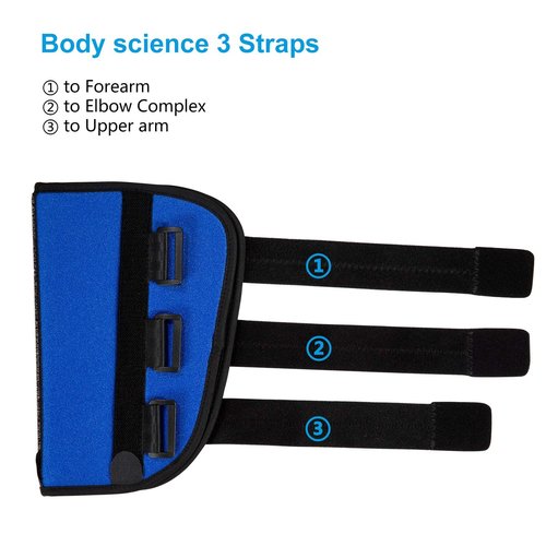 Elbow Brace Night Splint Support for Cubital Tunnel Syndromean, Ulnar Nerve, Stabilizer for Fix Elbow, Prevent Excessive Bending at night, Fits Left and Right Arms,Women, Men (M)