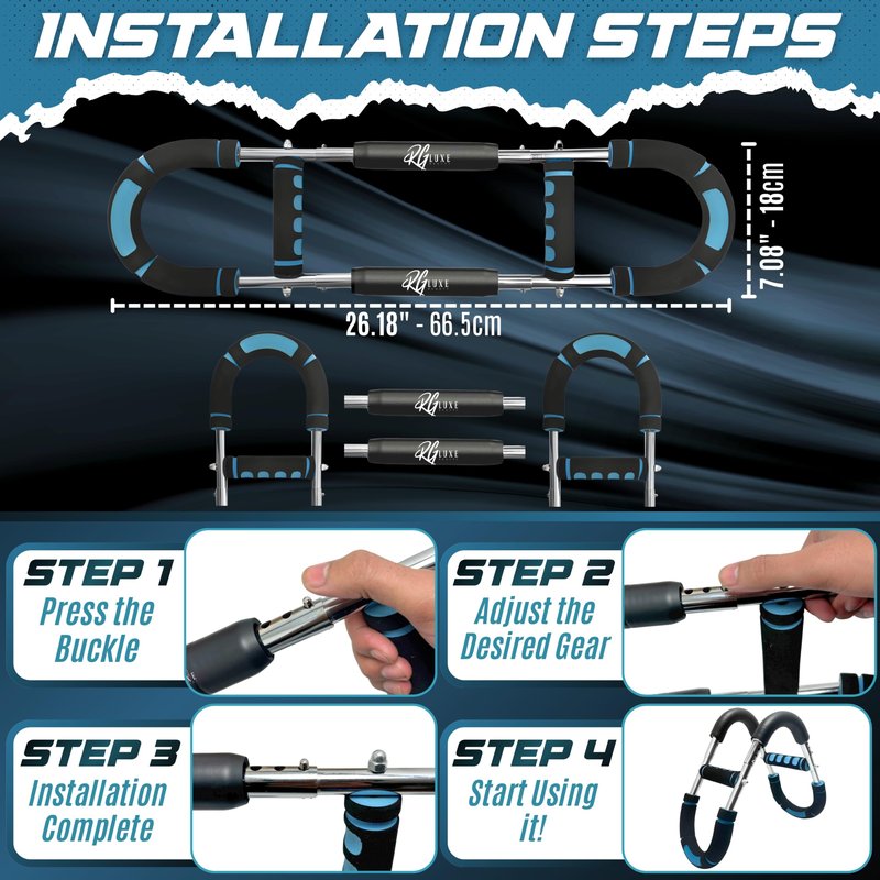 Ultimate Twister Arm Trainer for Men & Women, 5-Level Portable Chest and arm Trainer (40–130 lbs), 27° Ergonomic Arm Workout Equipment, Adjustable Chest Machine Home Gym & Travel Fitness Tool