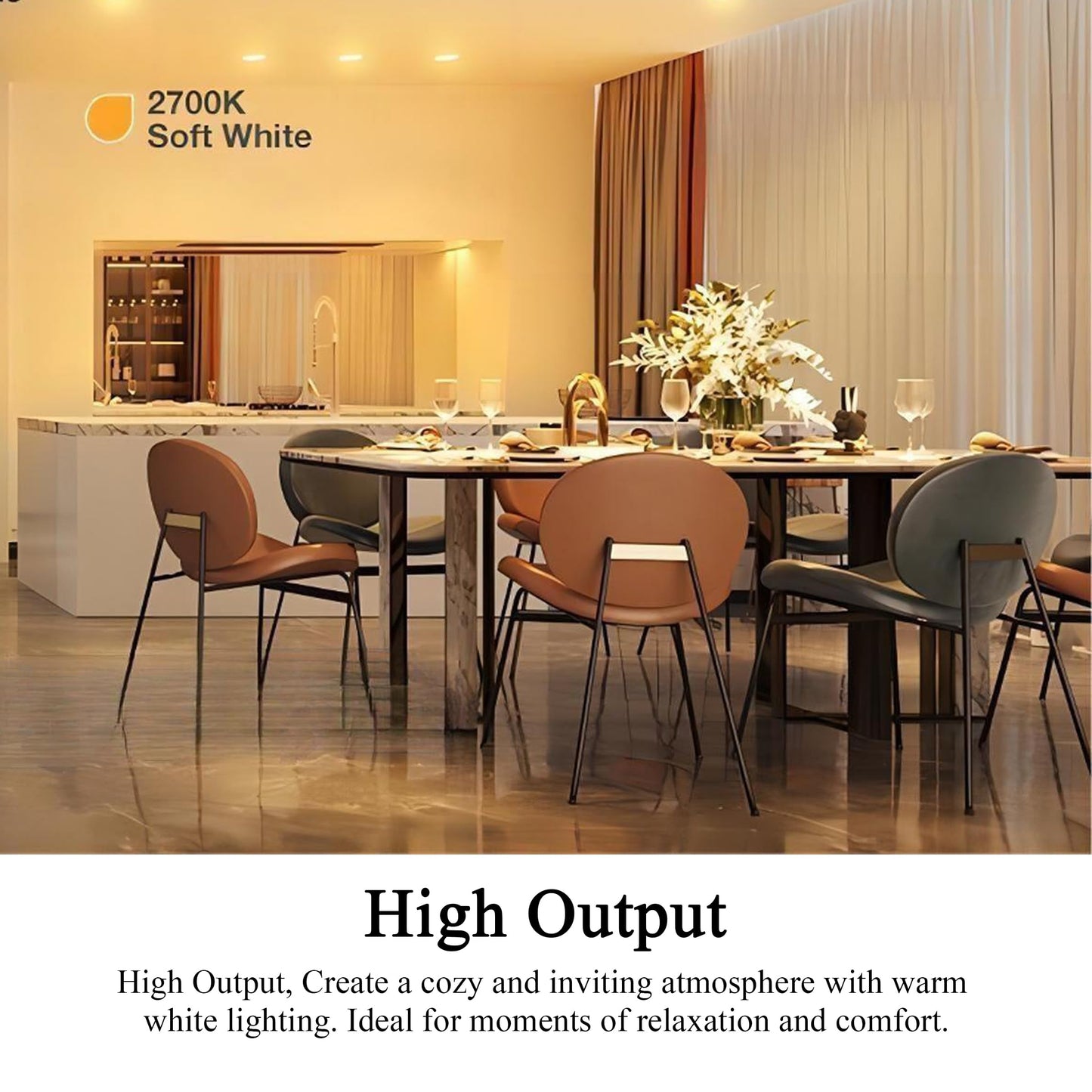 Lachesan PAR20 Flood 39W 120V 480 Lumens Flood Light Bulbs, 6 Pcs PAR20 Range Hood Light Bulb with Dimmable E26 Base, Dimmable 2800K Warm White, Long Lasting for Indoor Spotlight, Range Hood, Recessed