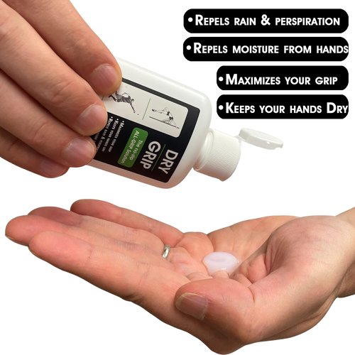 W4W Dry Hands & Pole Grip Solution – Transparent, Non Sticky, Anti-Slip Solution for Pole Dancing, Tennis, Golf and all Sports - Repels Sweat & Moisture from Hands (2 Pack)