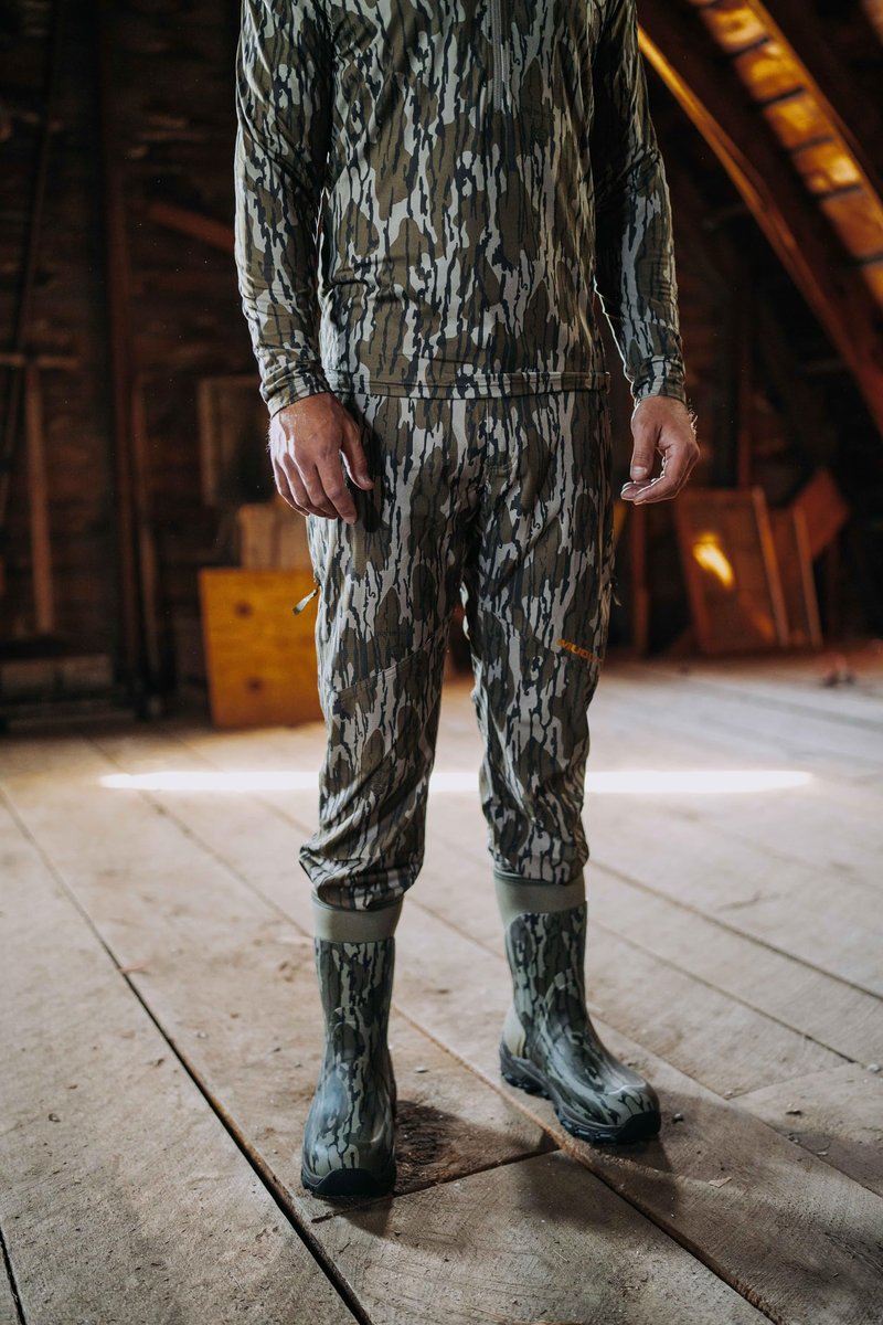 Muddy Outdoors Men's TRX Lightweight Pants Mossy Oak Bottomland Large